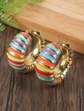 Kaleidoscope Hoop Earrings