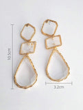 Crystal Triple Threat Earrings
