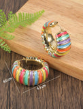 Kaleidoscope Hoop Earrings