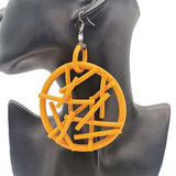 Mustard Yellow Jungle Gym Earrings