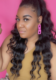 Neon Pink Link Earrings
