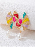 Vibrant Shell Earrings