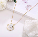 Marble Pendant Necklace