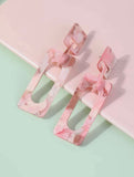 Pink Illusion Earrings