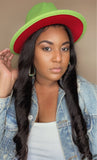 Red Bottom Wide Brim Fedora