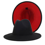 Red Bottom Wide Brim Fedora