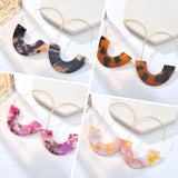 Patterned Pop of Color Earrings