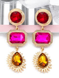 Geometric Drop Earrings