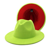 Red Bottom Wide Brim Fedora