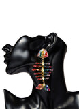 Rainbow Fishbone Earrings