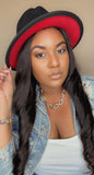 Red Bottom Wide Brim Fedora