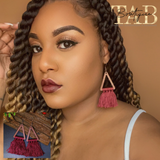 Burgundy Tribute Earrings