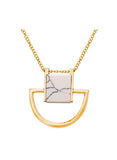 Marble Pendant Necklace