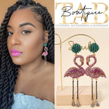 Pink Flamingo Earrings