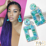 Electric Flame Earrings