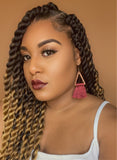Burgundy Tribute Earrings