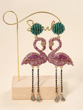 Pink Flamingo Earrings