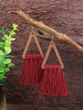 Burgundy Tribute Earrings